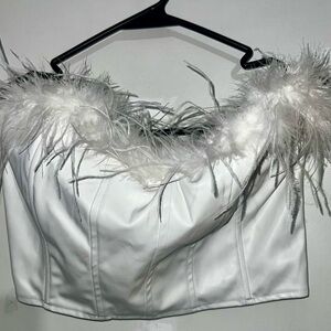 Windsor 2 piece white club wear or lingerie. Size M